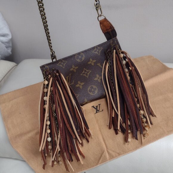 ✨👢💯% Authentic Louis Vuitton Blondie Pochette Vintage Boho Crossbody 👢 ✨ - Picture 10 of 11